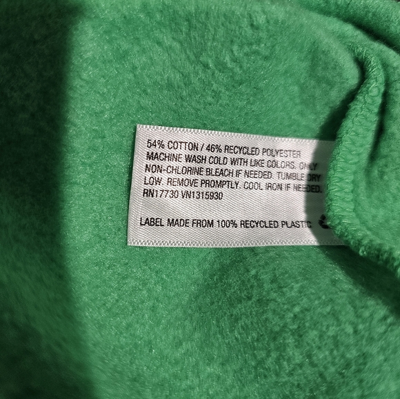 Woman's Sweatshirt Vibrant Green - Picture 6 of 6